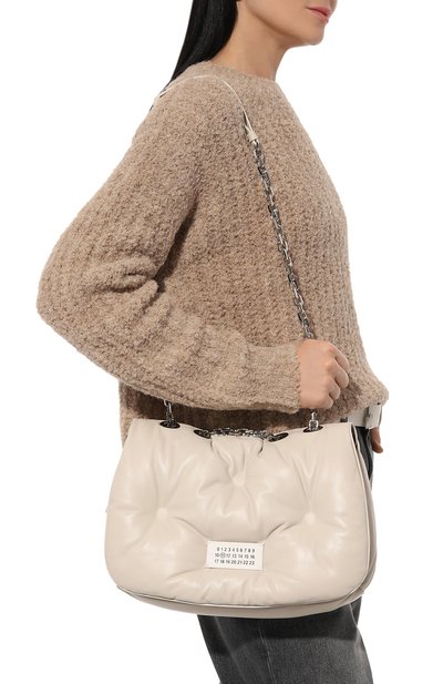 Сумка glam slam MAISON MARGIELA кремового цвета по цене 238500 руб., арт. S56WG0169/P4300, фото 2 Сумка glam slam MAISON MARGIELA, арт. S56WG0169/P4300, фото 2