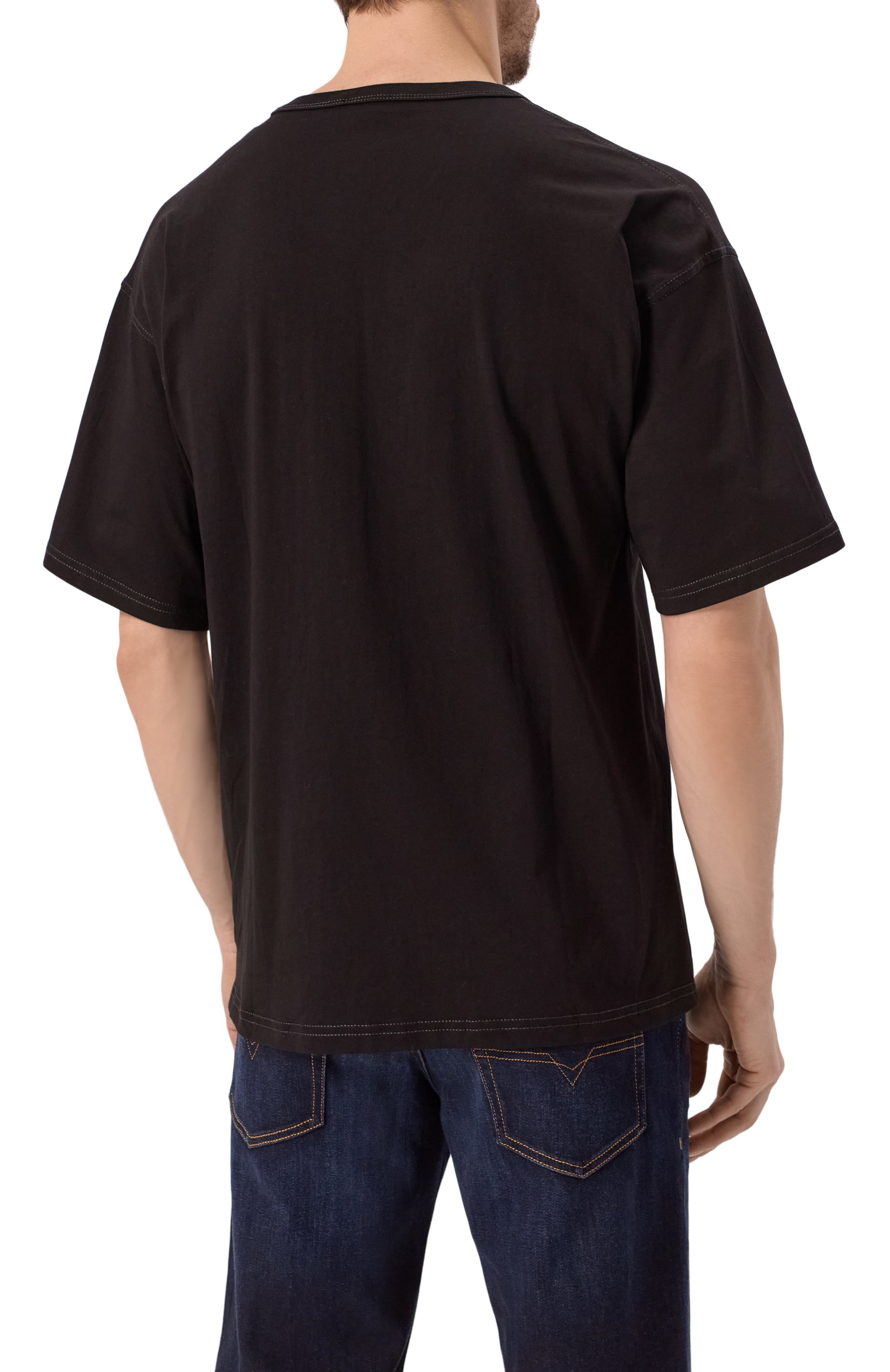 Хлопковая футболка DIESEL, арт. A16400/0QIAM, фото 4