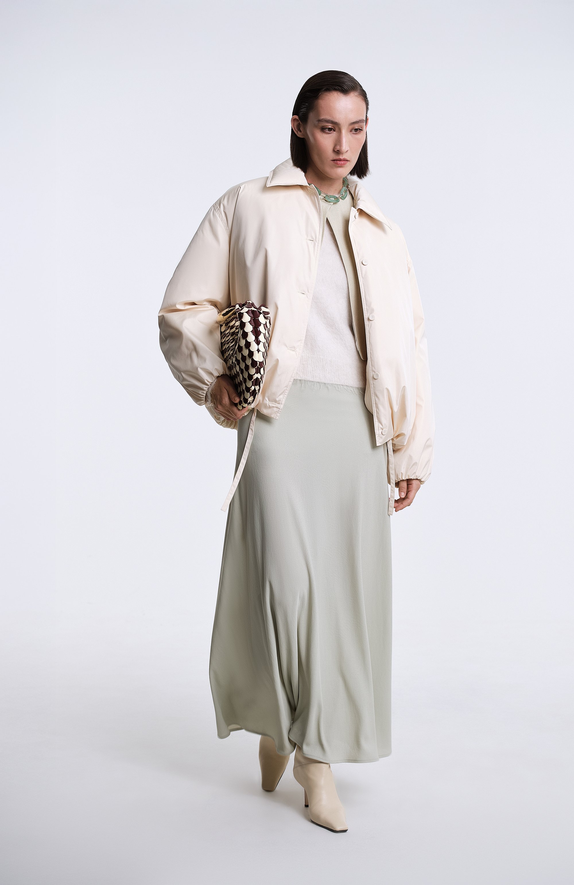 Юбка из вискозы JIL SANDER, арт. J04MA0103/J65016, фото 7