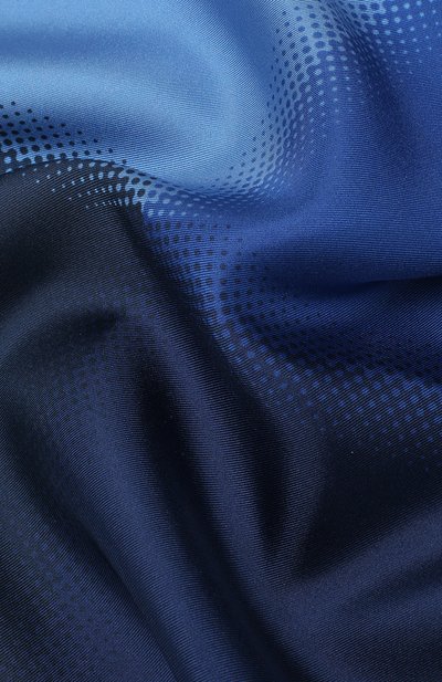 Шелковый платок LANVIN синего цвета по цене 6515 руб., арт. 2909/HANDKERCHIEF, фото 2 Шелковый платок LANVIN, арт. 2909/HANDKERCHIEF, фото 2
