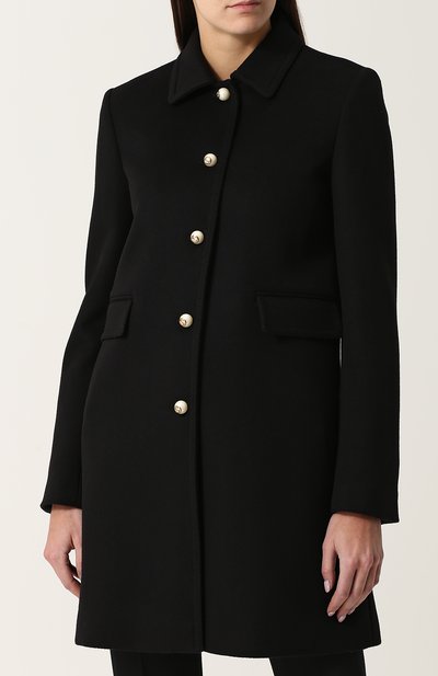Шерстяное пальто с отложным воротником и жемчужными пуговицами GUCCI, арт. 410535/ZHW03, фото 3