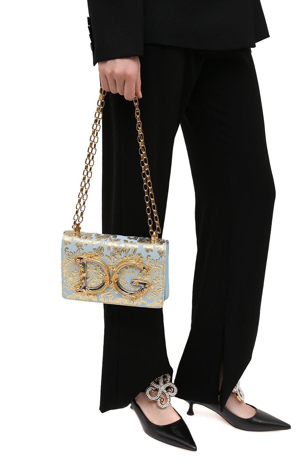 Сумка girls DOLCE & GABBANA голубого цвета по цене 212000 руб., арт. BB6498/AW123, фото 2 Сумка girls DOLCE & GABBANA, арт. BB6498/AW123, фото 2