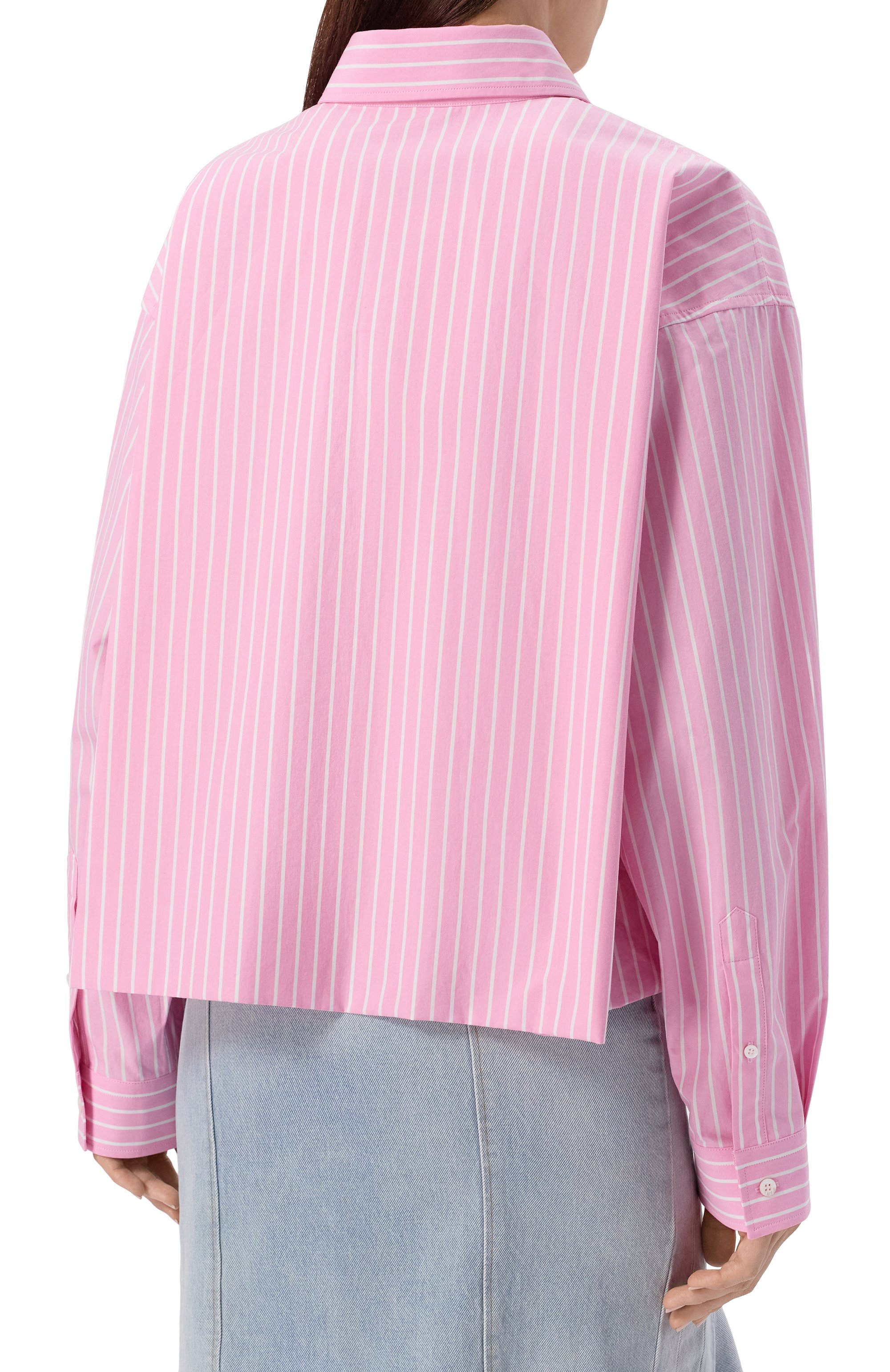 Хлопковая рубашка BALENCIAGA, арт. 857837/TPM26, фото 4