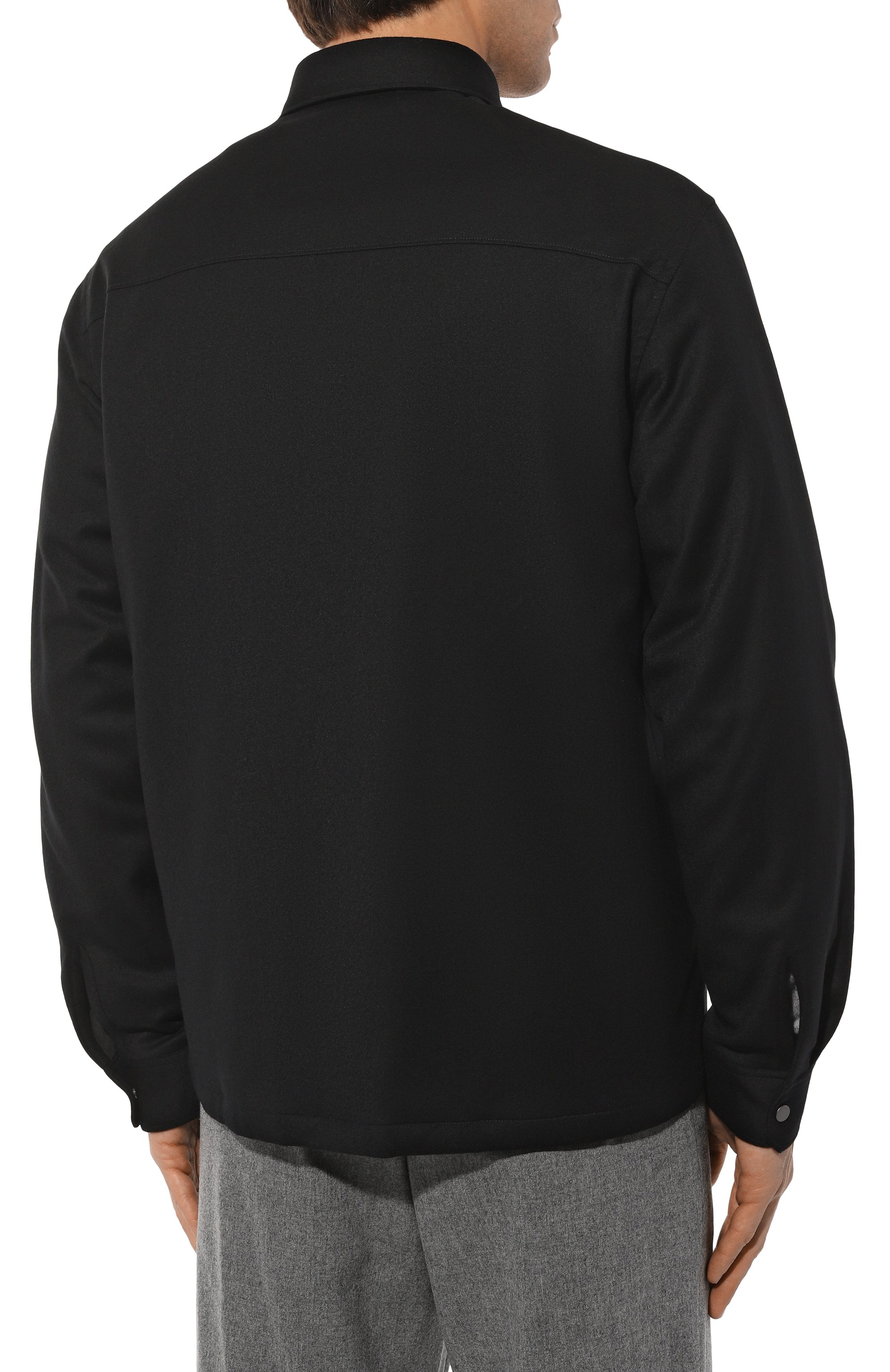 Шерстяная куртка-рубашка ZEGNA, арт. S0TM2/UEV01A8, фото 4