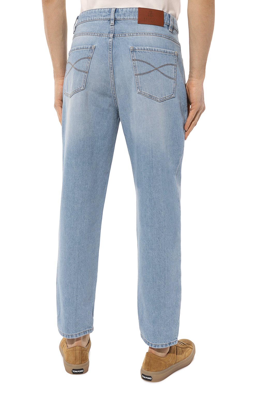 Джинсы straight fit BRUNELLO CUCINELLI, арт. M074PR2200, фото 4