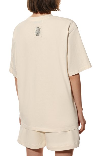 Хлопковая футболка MSGM, арт. 3241MDM194 227288, фото 4