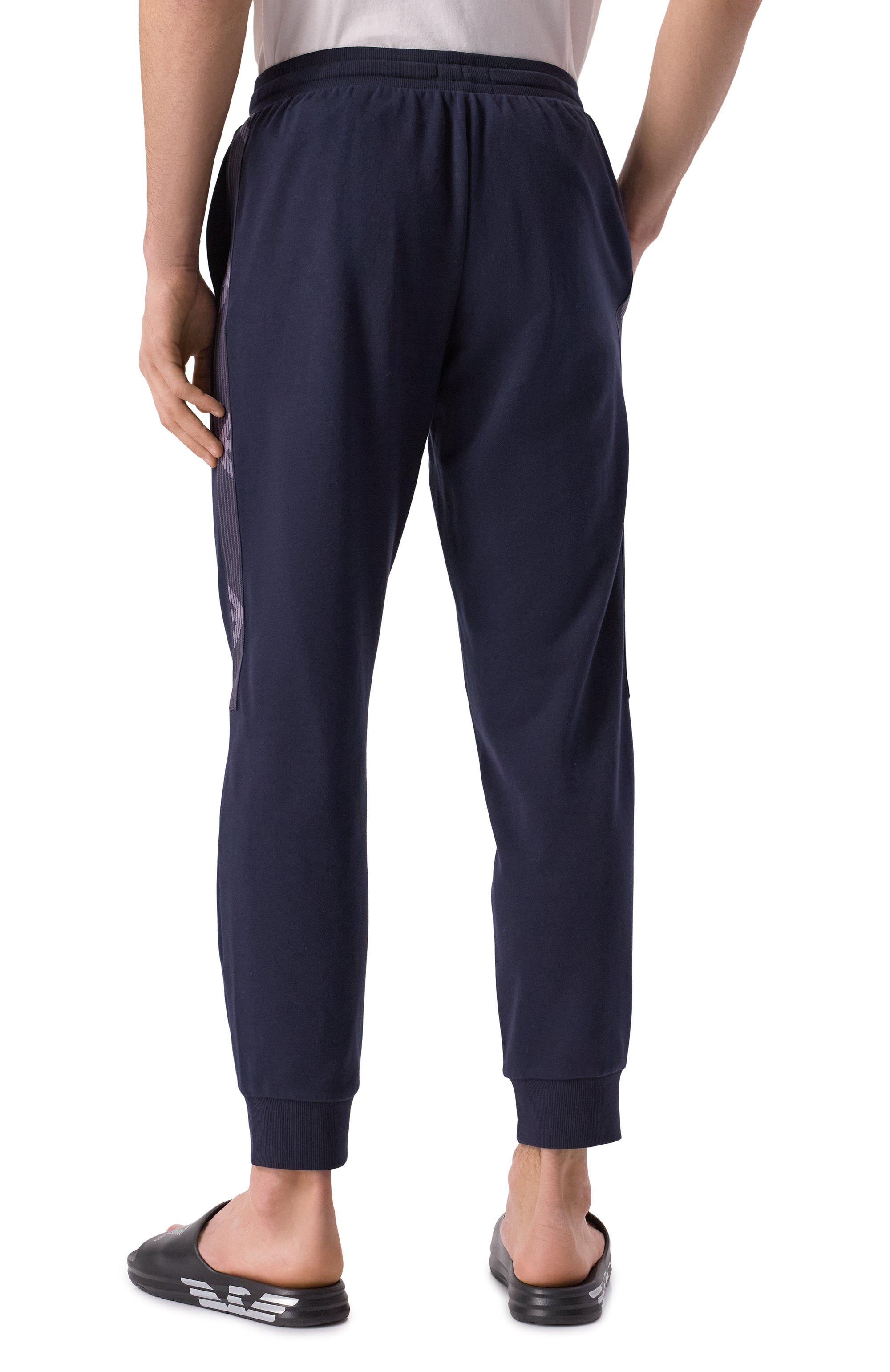 Хлопковые джоггеры EMPORIO ARMANI, арт. EM000500/AF10781, фото 4