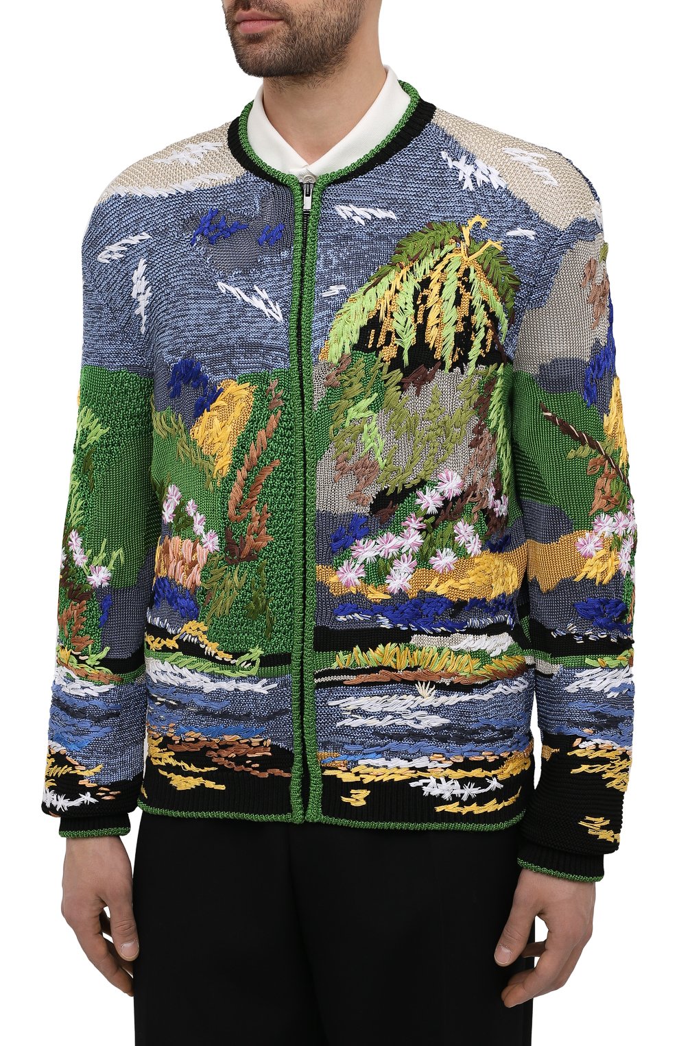 Кардиган из вискозы и шелка SAINT LAURENT, арт. 648512/YAYP2, фото 3