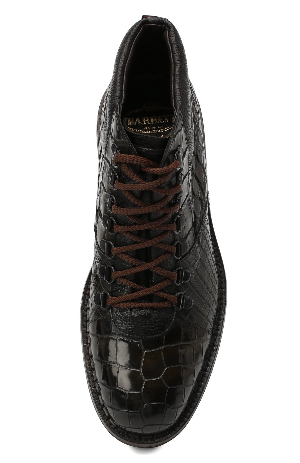 Ботинки из кожи крокодила BARRETT, арт. 192U007.3/C0CC0DRILL0 CREAM/CNIL, фото 5