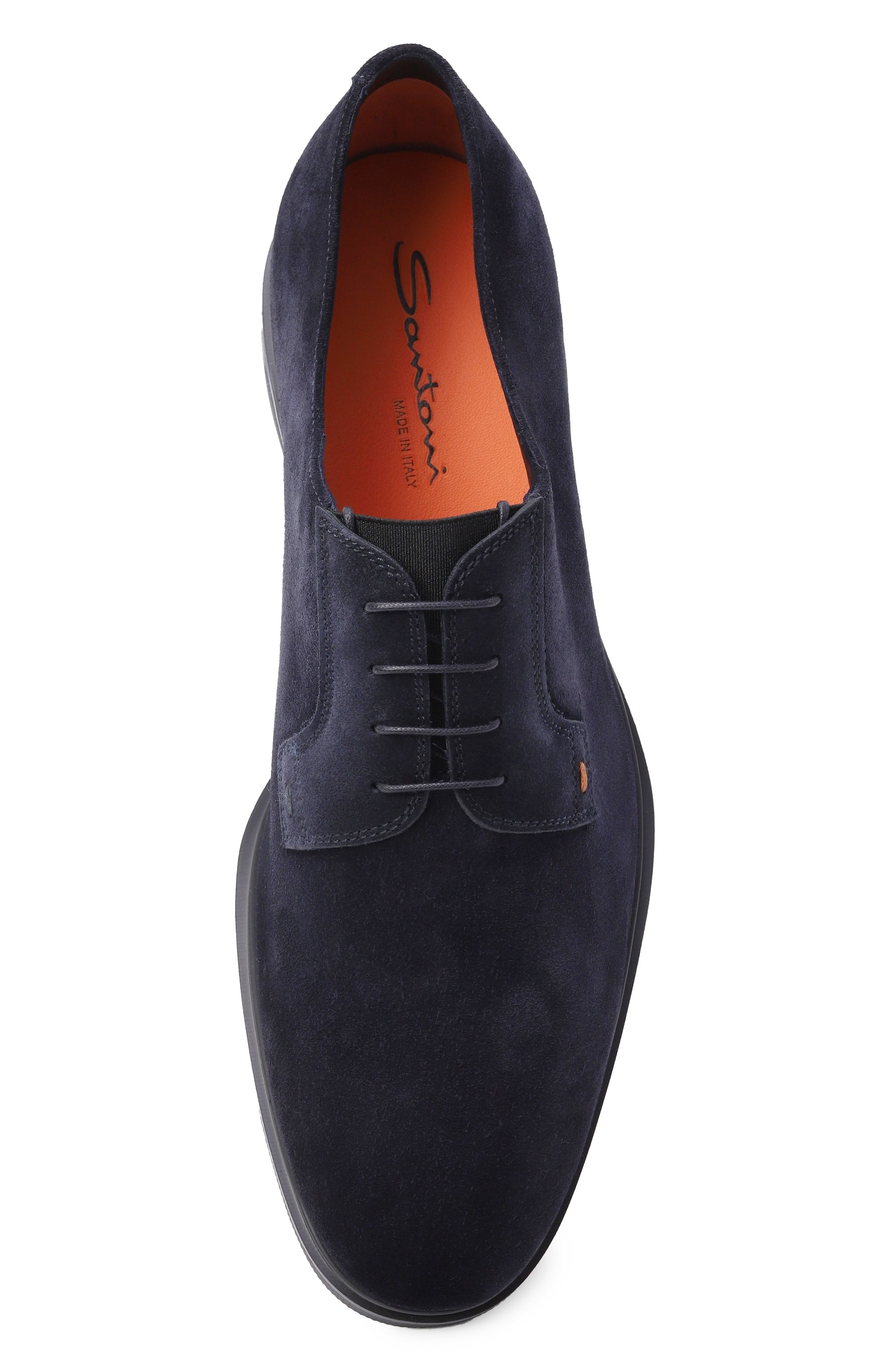 Замшевые дерби easy SANTONI, арт. MGEG19291NEAXGEX, фото 6