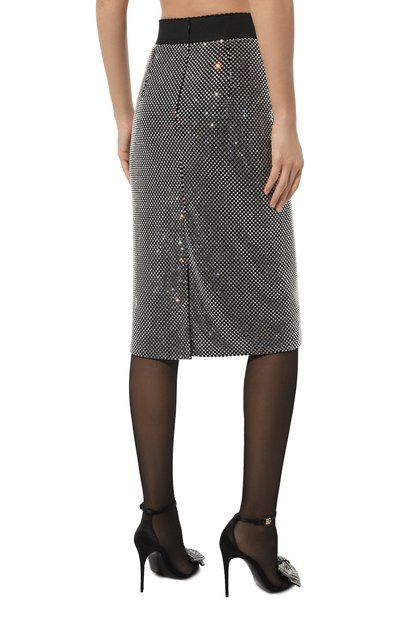 Юбка с отделкой стразами DOLCE & GABBANA, арт. F4C0KT/HLSA0, фото 4