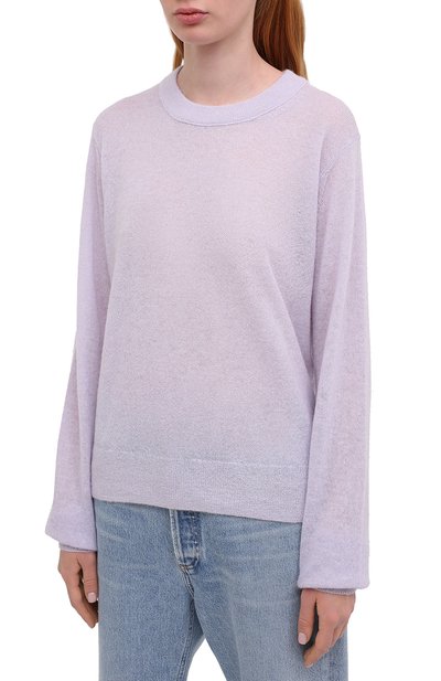 Шерстяной пуловер HELMUT LANG сиреневого цвета по цене 38300 руб., арт. K06HW710, фото 3 Шерстяной пуловер HELMUT LANG, арт. K06HW710, фото 3