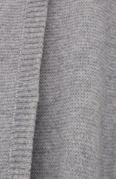 Кашемировый кардиган LE KASHA светло-серого цвета по цене 168000 руб., арт. ITALY00, фото 5 Кашемировый кардиган LE KASHA, арт. ITALY00, фото 5