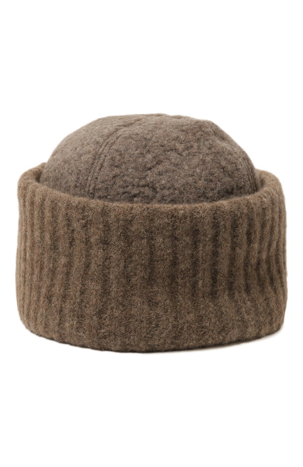 Шерстяная шапка ISABEL BENENATO светло-бежевого цвета по цене 33650 руб., арт. DA13F23, фото 1 Шерстяная шапка ISABEL BENENATO, арт. DA13F23, фото 1