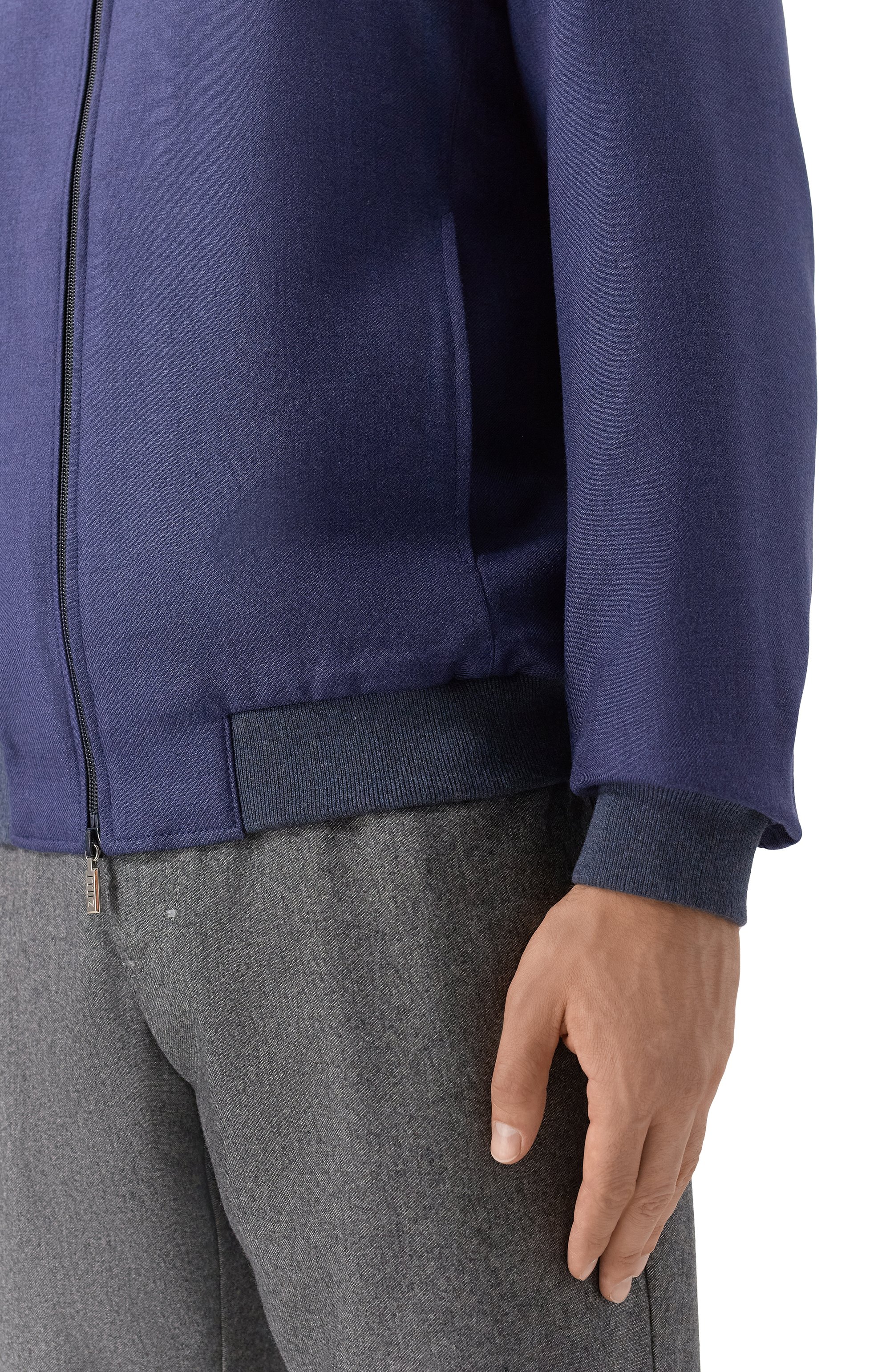 Бомбер из кашемира и шелка ZILLI, арт. APLU00M0336V00000_SET, фото 5