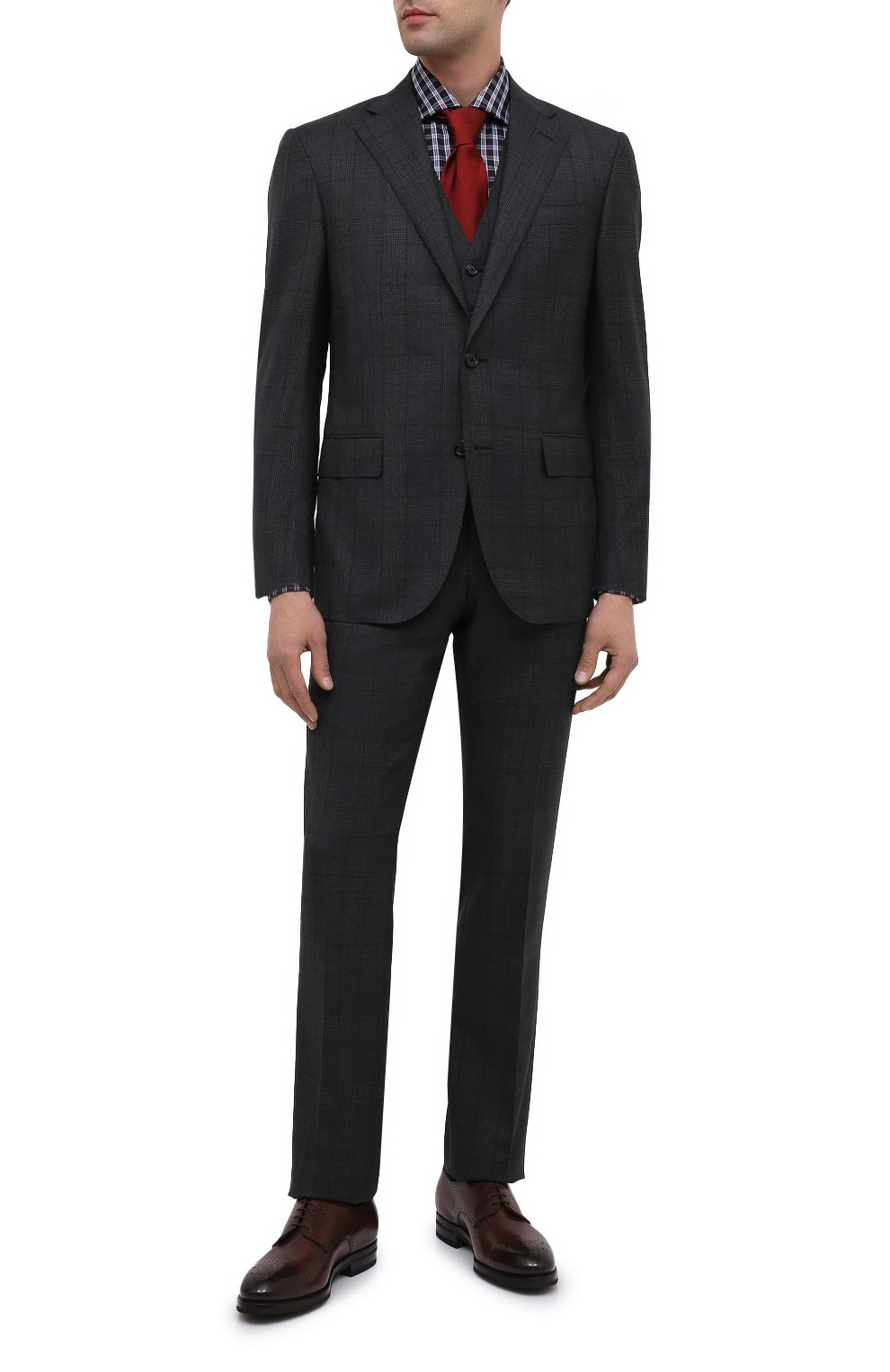 Шерстяной костюм-тройка CORNELIANI, арт. 868268-0817235/92 Q1, фото 1