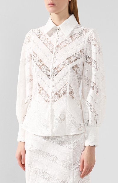Кружевная блузка ZIMMERMANN, арт. 6572TVEN, фото 3
