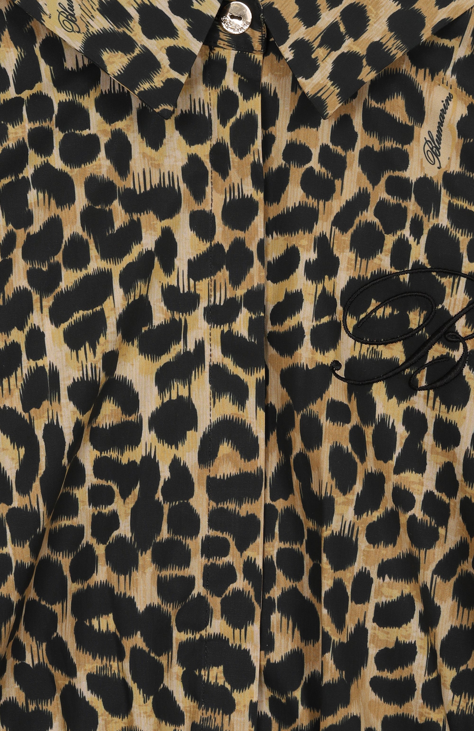 Хлопковая рубашка BLUMARINE, арт. BFCA010.0.CAB03/14A-16A, фото 3