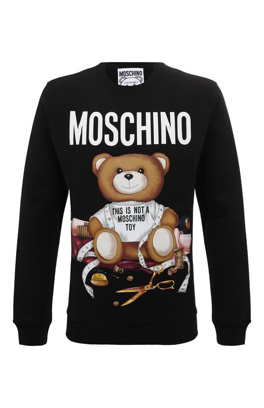 

Хлопковый свитшот Moschino, Чёрный