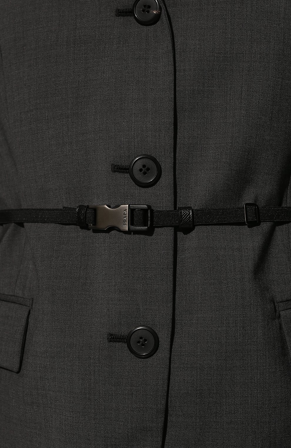 Шерстяной жакет PRADA, арт. P575LH-1XMY-F0480-211, фото 5