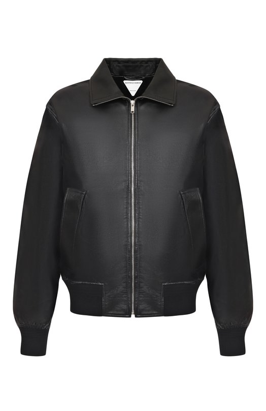 Кожаный бомбер Bottega Veneta 785266/V5AC0 Чёрный 785266/V5AC0