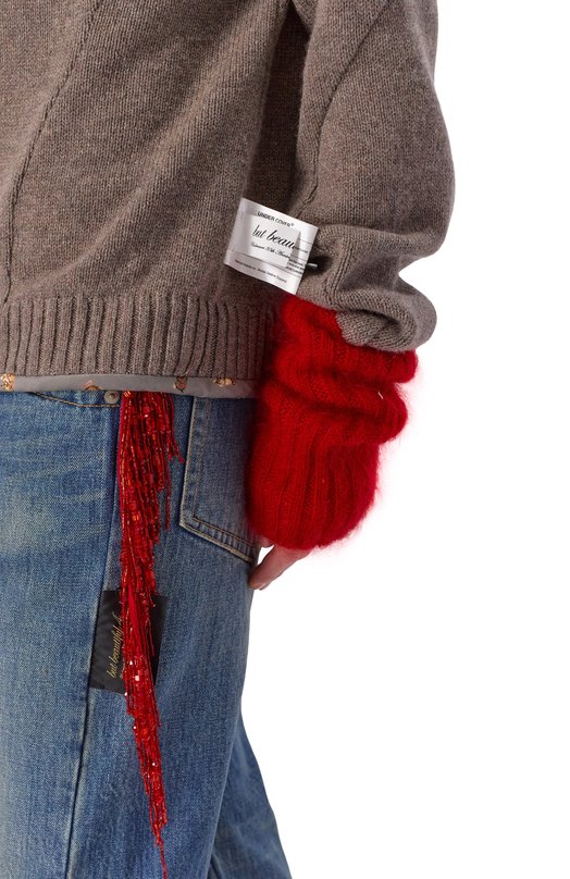 Свитер из кашемира и шерсти Undercover UC2E1905 Серый  UC2E1905 Фото 5