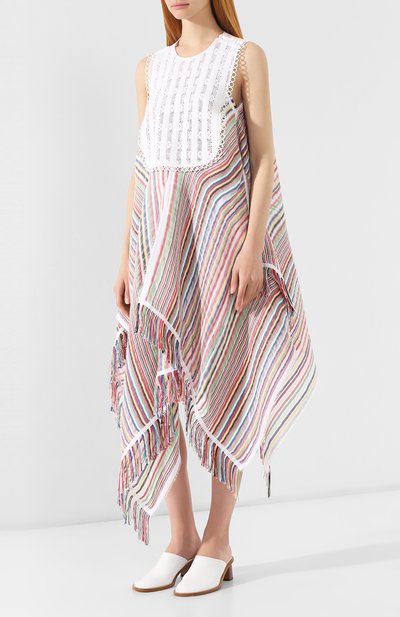 Платье из смеси хлопка и шелка JW ANDERSON, арт. DR11519B 649/000, фото 3