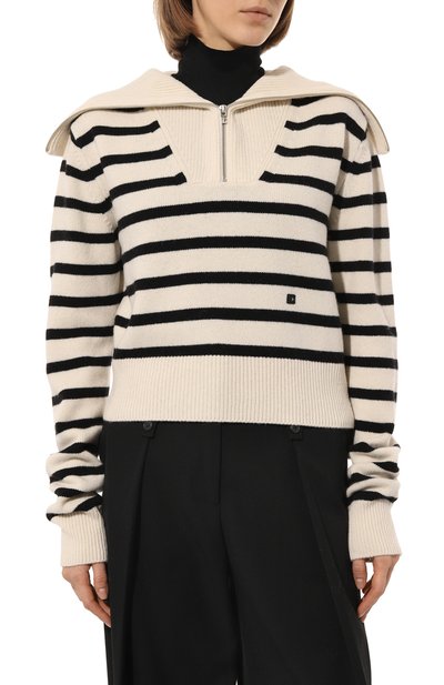 Пуловер из шерсти и кашемира LOW CLASSIC, арт. L0W22FW_KN26IV, фото 3