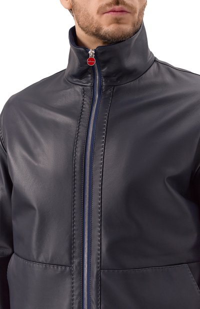 Кожаная куртка KITON, арт. UW2056V0822F17, фото 5