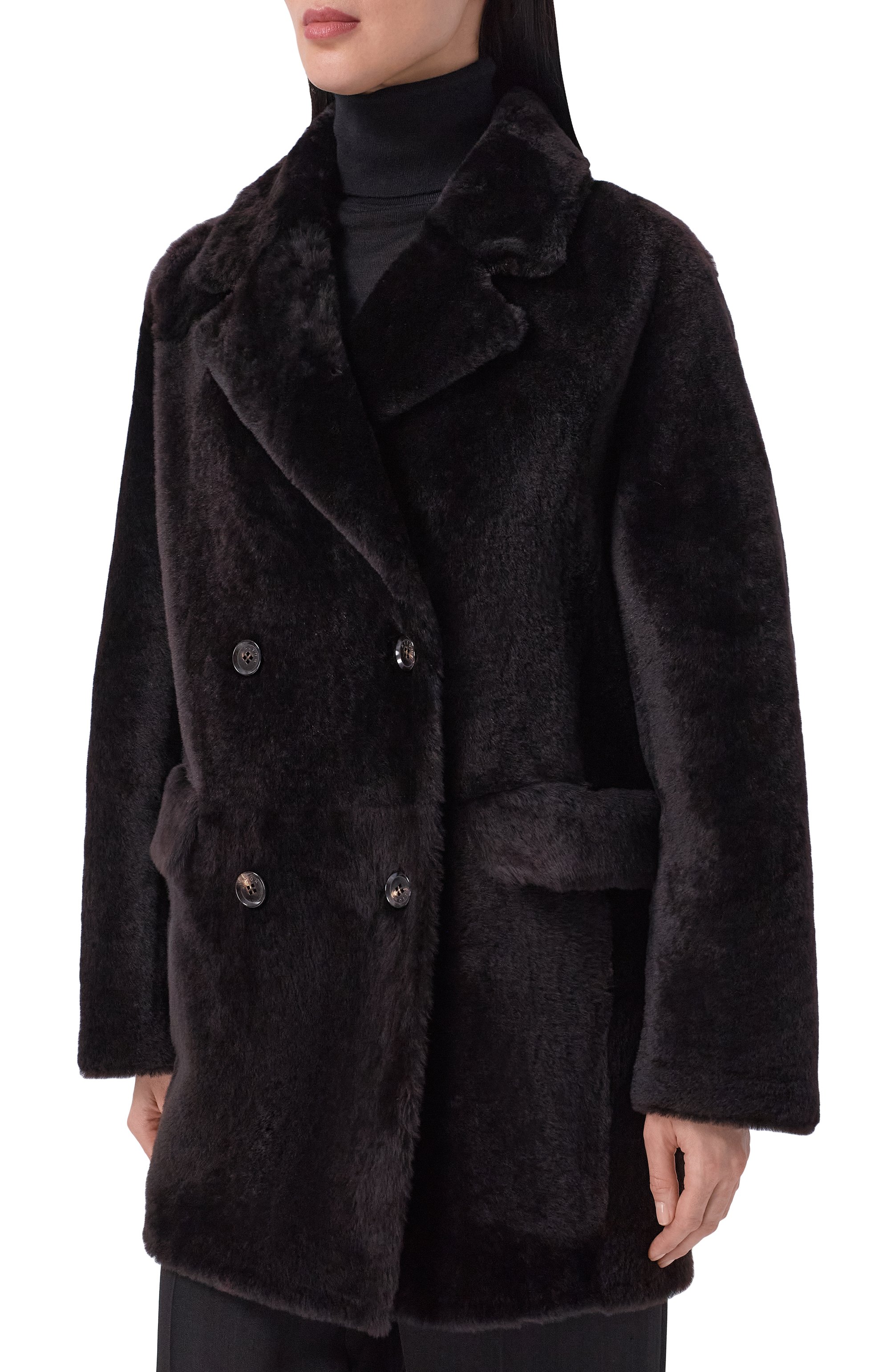 Двусторонняя дубленка KITON темно-коричневого цвета по цене 1245000 руб., арт. D62672K0562L, фото 3 Двусторонняя дубленка KITON, арт. D62672K0562L, фото 3