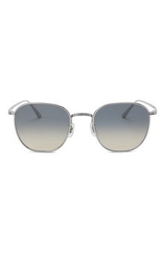 Женские солнцезащитные очки OLIVER PEOPLES серебряного цвета, арт. 1230ST-503632 | Фото 4 (Кросс-КТ: С/з-унисекс; Региональные ограничения белый список (Axapta Mercury): Не проставлено, RU; Нос: Не проставлено; Тип очков: С/з; Оптика Гендер: оптика-унисекс)