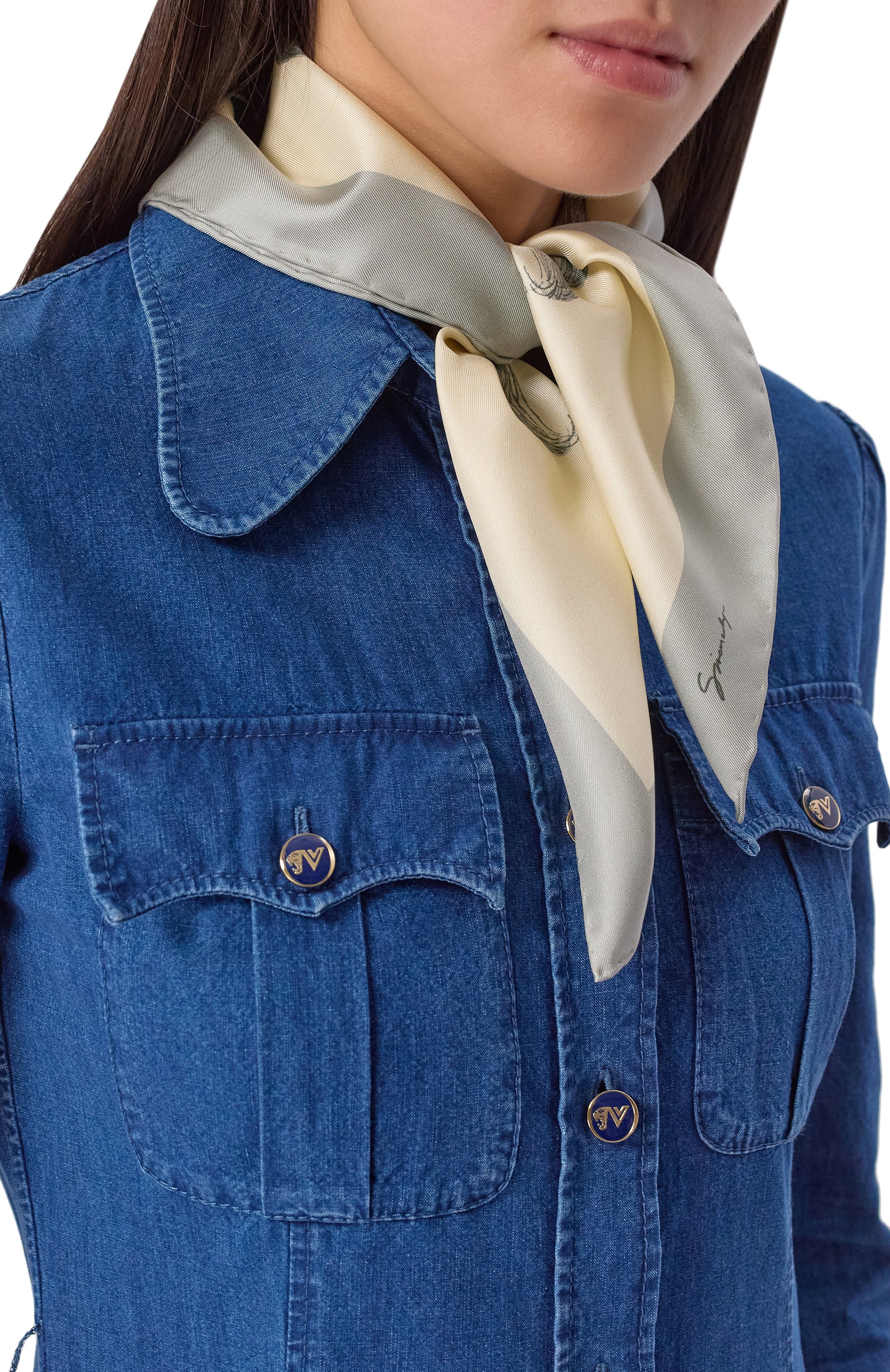 Шелковый платок GIVENCHY, арт. GV5555, фото 2