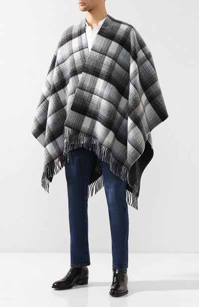Шерстяное пончо GUCCI, арт. 553118/4G200, фото 3