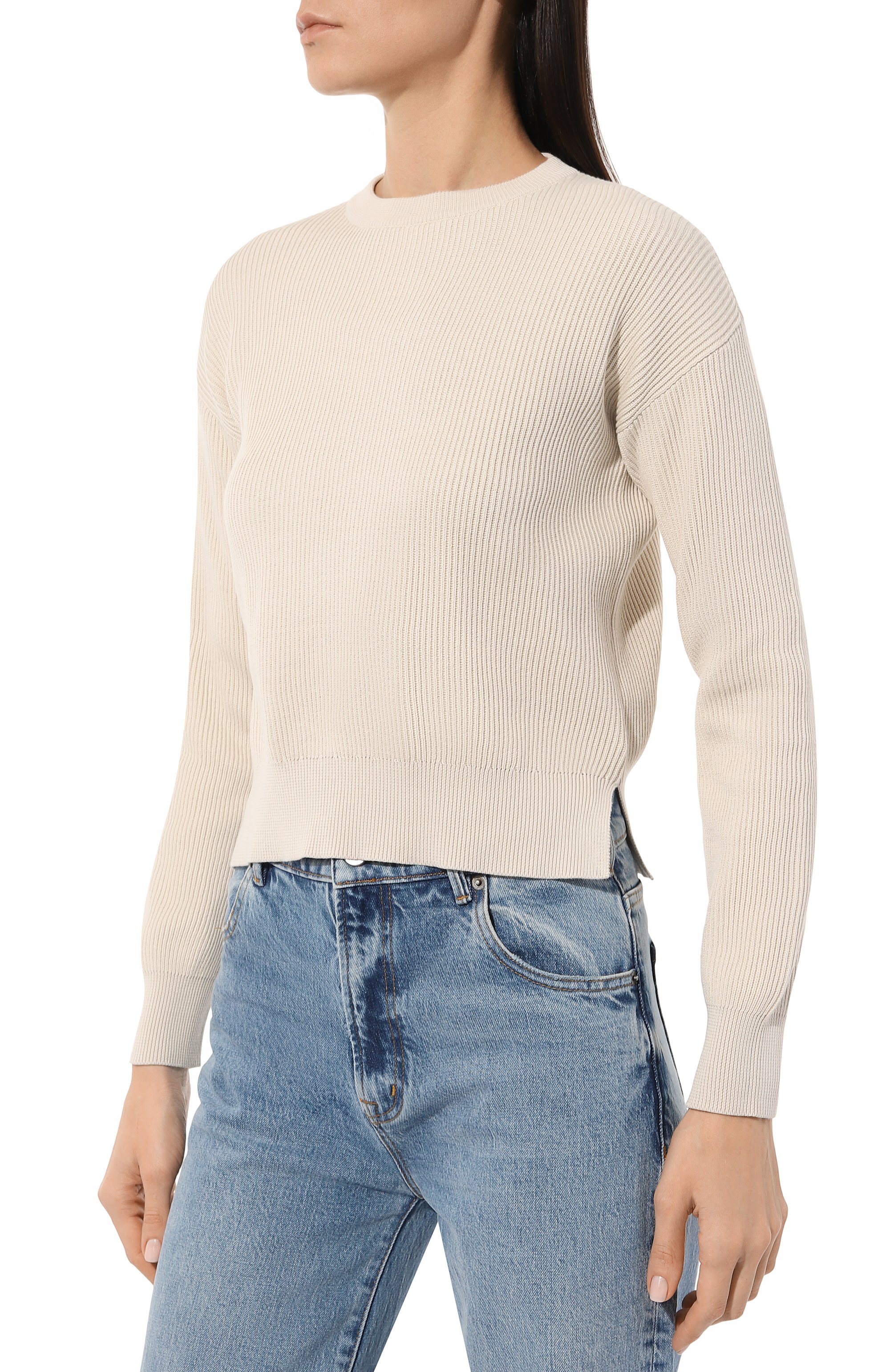 Хлопковый пуловер BRUNELLO CUCINELLI, арт. M1919B1299, фото 3