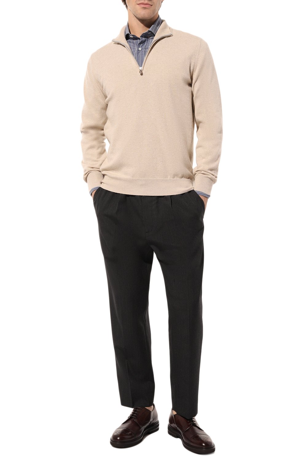 Кашемировый джемпер BRUNELLO CUCINELLI, арт. M2200B2212, фото 2