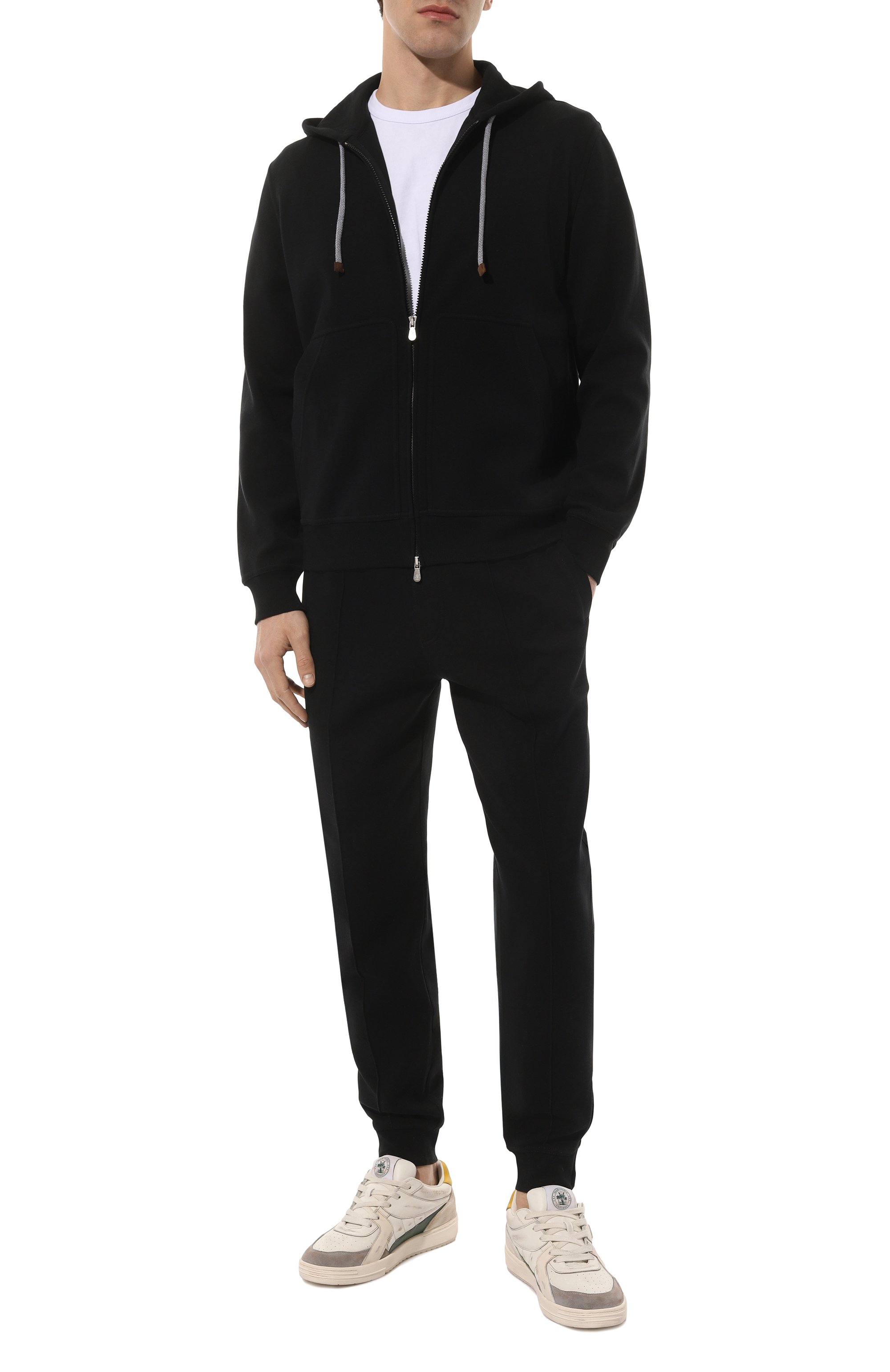 Хлопковые джоггеры BRUNELLO CUCINELLI, арт. M0T35B2001, фото 2