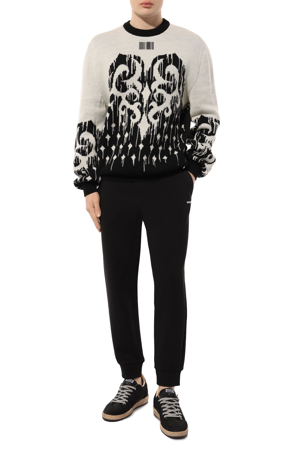 Хлопковые джоггеры HUGO, арт. 50489617, фото 2