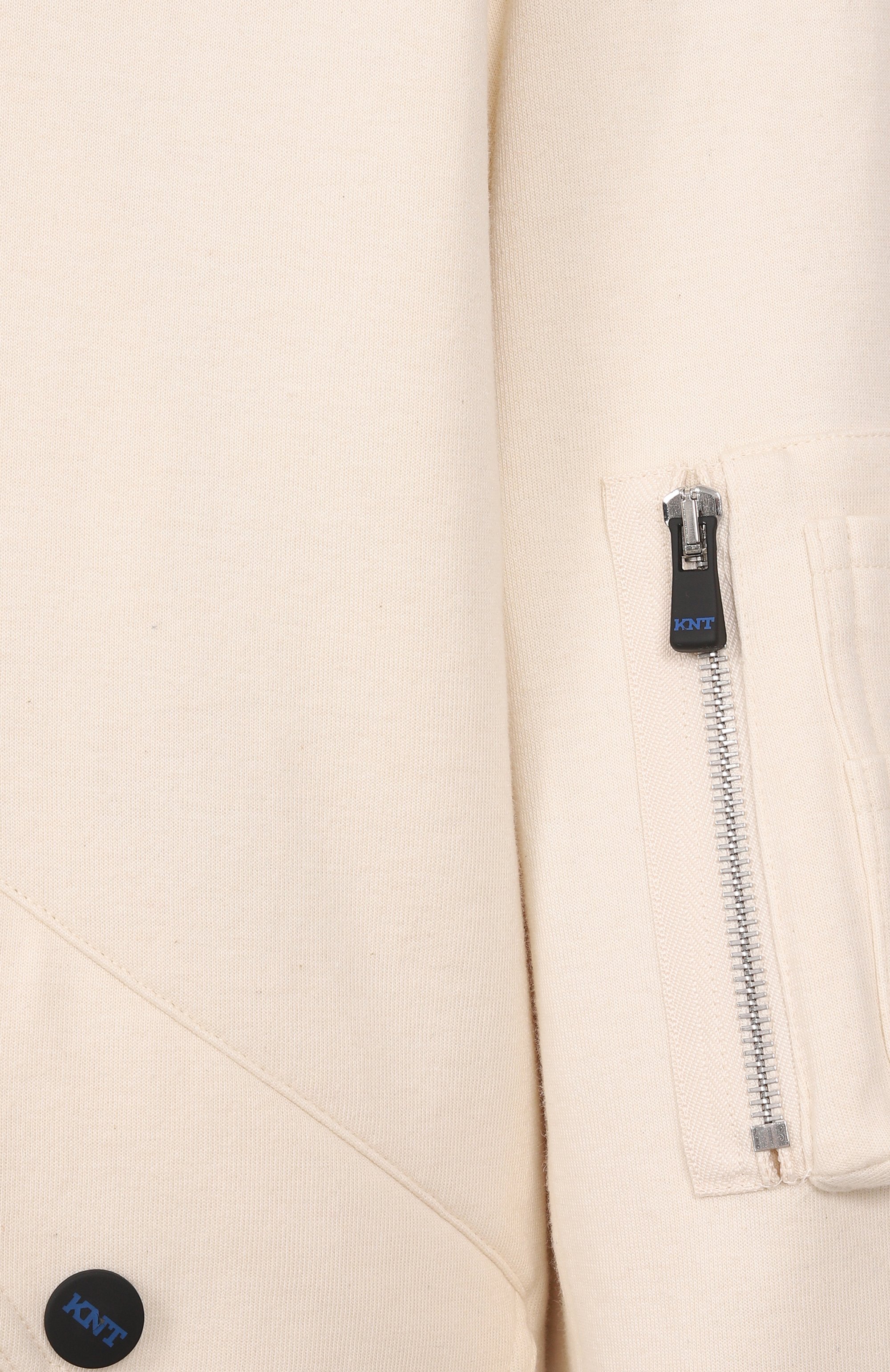 Бомбер из хлопка и шелка KITON кремового цвета по цене 246000 руб., арт. UMM062608, фото 6 Бомбер из хлопка и шелка KITON, арт. UMM062608, фото 6