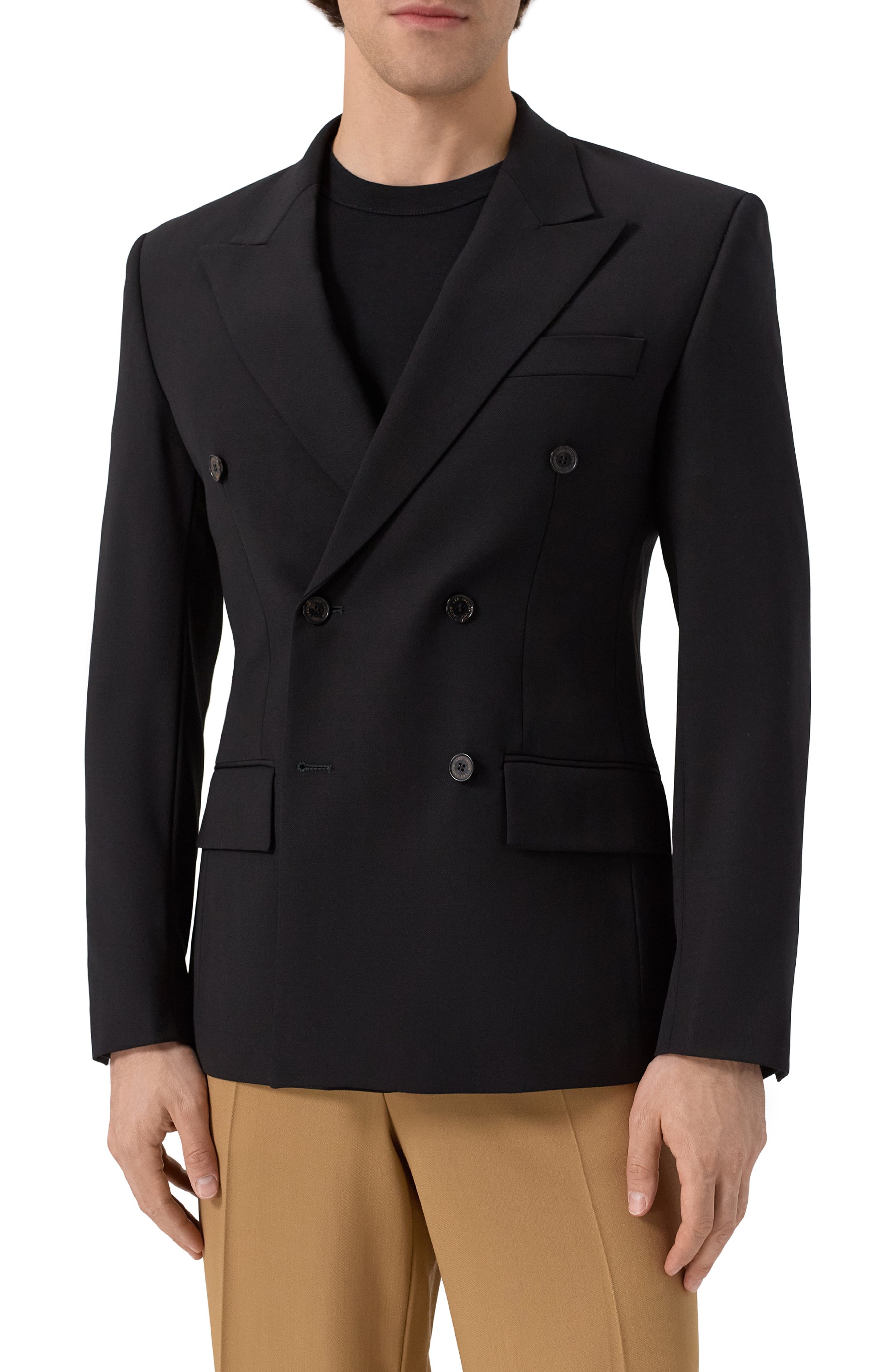 Шерстяной пиджак JACOB LEE, арт. MWB001SS25B-W, фото 5