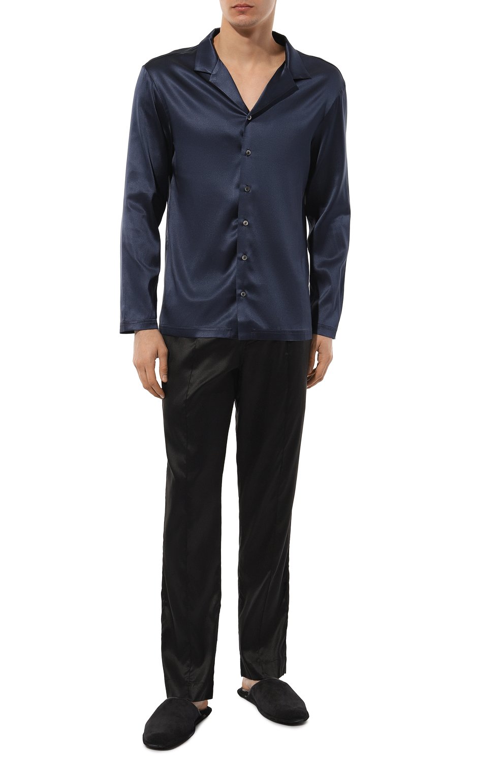 Шелковая сорочка KITON, арт. UNWM010K0749D, фото 2