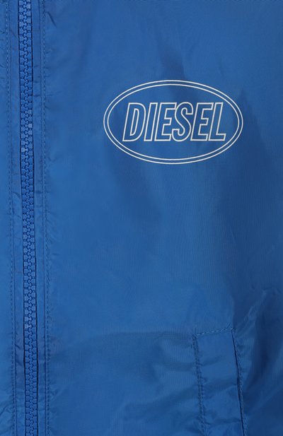 Ветровка DIESEL синего цвета по цене 14500 руб., арт. J02645/KXBSF, фото 3 Ветровка DIESEL, арт. J02645/KXBSF, фото 3