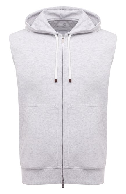 Мужской хлопковый жилет BRUNELLO CUCINELLI, арт. M0T359079G