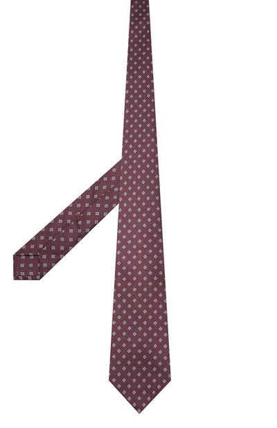 Шелковый галстук KITON бордового цвета по цене 31300 руб., арт. UCRVKLC08F16, фото 2 Шелковый галстук KITON, арт. UCRVKLC08F16, фото 2