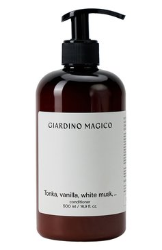 Питательный кондиционер для волос tonka, vanilla, white musk (500ml) GIARDINO MAGICO бесцветного цвета, арт. 4640200324238 | Фото 1 (Региональные ограничения белый список (Axapta Mercury): Не проставлено; Назначение: Для волос; Нос: Не проставлено; Тип продукта: Кондиционеры)