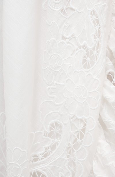 Хлопковая юбка ZIMMERMANN белого цвета по цене 89000 руб., арт. 9881SLLU, фото 5 Хлопковая юбка ZIMMERMANN, арт. 9881SLLU, фото 5