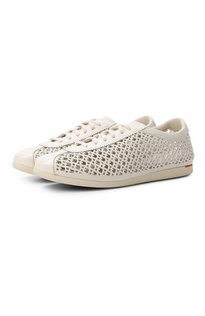 Женские кожаные кеды SANTONI, арт. WBYG61461TIRTNVR