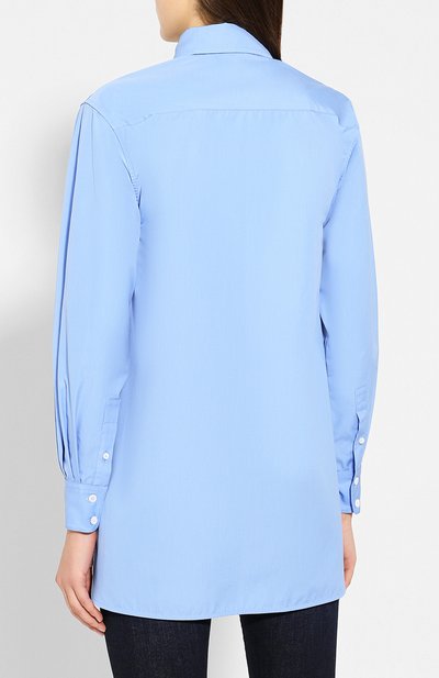 Хлопковая рубашка VICTORIA BECKHAM, арт. SH LNG 1818C MSS19 C0TT0N P0PLIN, фото 4