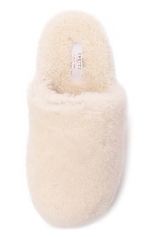 Домашние туфли из овчины Frette 25299124 00F 90352 Кремовый  25299124 00F 90352 Фото 6