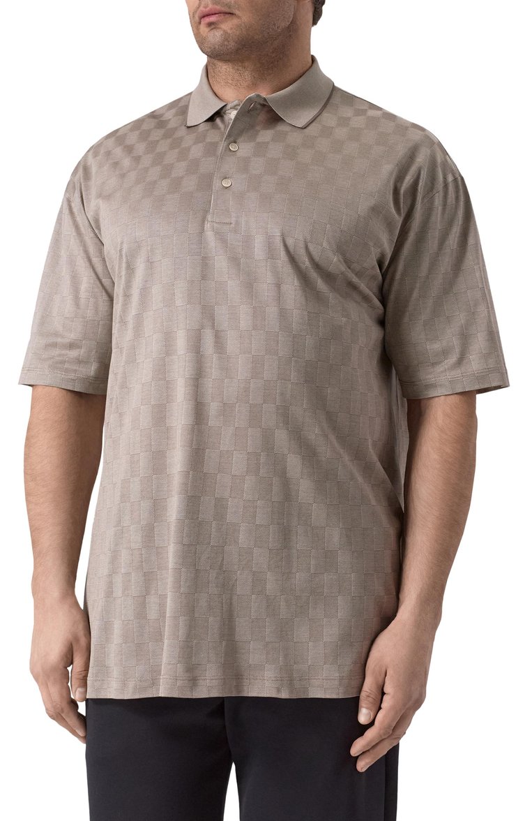 Мужское хлопковое поло PAUL&SHARK бежевого цвета, арт. 25411278/3XL | Фото 3 (Рукава: Короткие; Длина (для топов): Удлиненные; Материал внешний: Хлопок; Принт: Без принта; Мужское Кросс-КТ: Футболка-одежда; Стили: Кэжуэл; Застежка: Пуговицы; Автоматизация ТО: Проставлено; Автоматизация состава: Проставлено; Детали: Без декора)