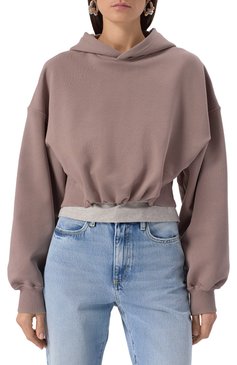 Хлопковое худи LOW CLASSIC, арт. LW251TS01RB, фото 1